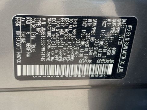 Used 2023 Nissan Rogue SV image 19