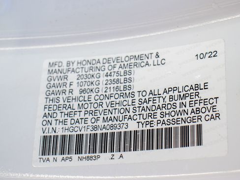 Used 2022 Honda Accord Sport image 37