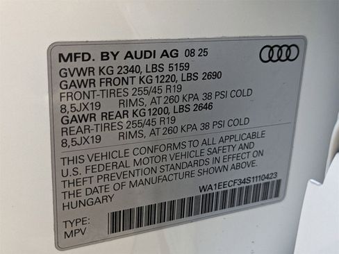New 2025 Audi Q3 2.0T Premium Plus image 17