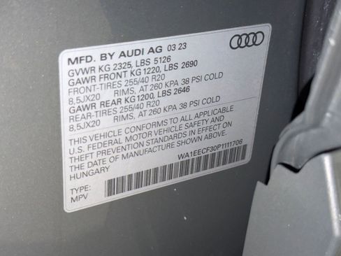 Certified 2023 Audi Q3 2.0T Premium Plus w/ Premium Plus Package image 20
