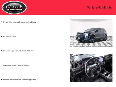 Used 2022 GMC Acadia AT4 w/ Technology Package AWD/4WD image 8