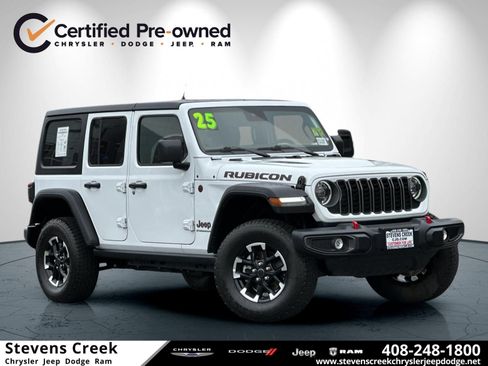 Certified 2025 Jeep Wrangler Unlimited Rubicon AWD/4WD image 1