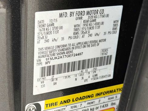 Used 2016 Ford Expedition EL Limited w/ Equipment Group 301A AWD/4WD image 11