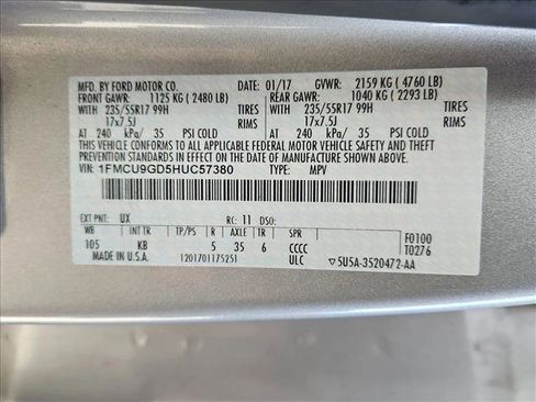 Used 2017 Ford Escape SE w/ Equipment Group 201A image 23