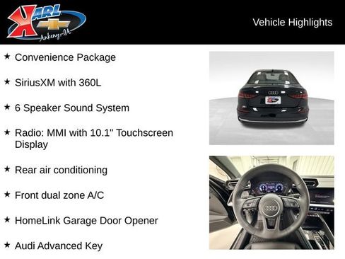 Used 2025 Audi A3 2.0T Premium w/ Convenience Package AWD/4WD image 2