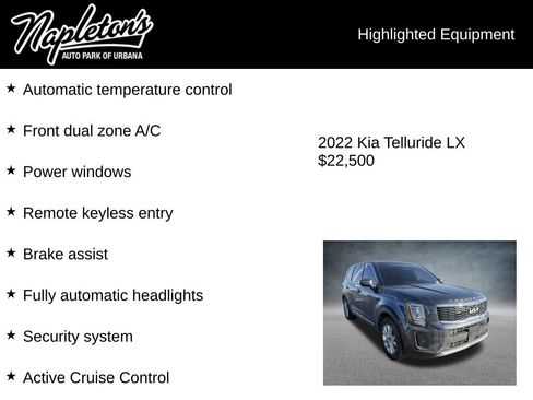 Used 2022 Kia Telluride LX image 3