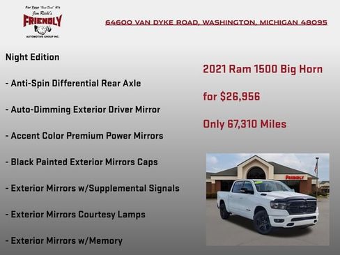 Certified 2021 RAM 1500 Big Horn AWD/4WD image 25