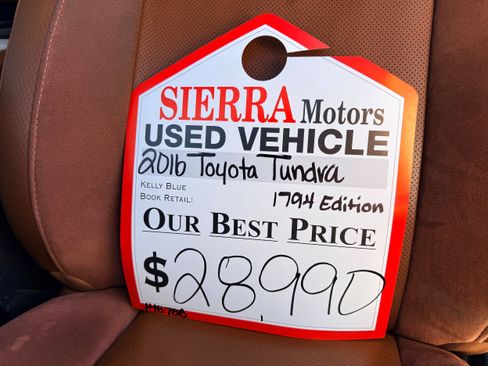 Used 2016 Toyota Tundra 1794 Edition image 9