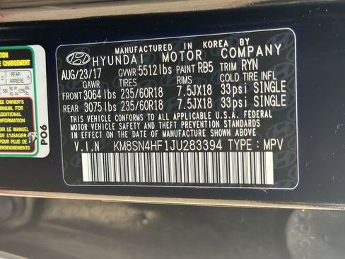 Used 2018 Hyundai Santa Fe SE w/ SE Premium Package 02 image 18