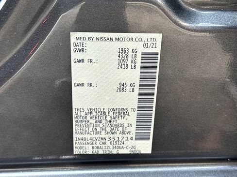 Used 2021 Nissan Altima 2.5 SL image 38