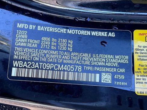 Used 2023 BMW 430i Convertible w/ M Sport Package RWD image 30