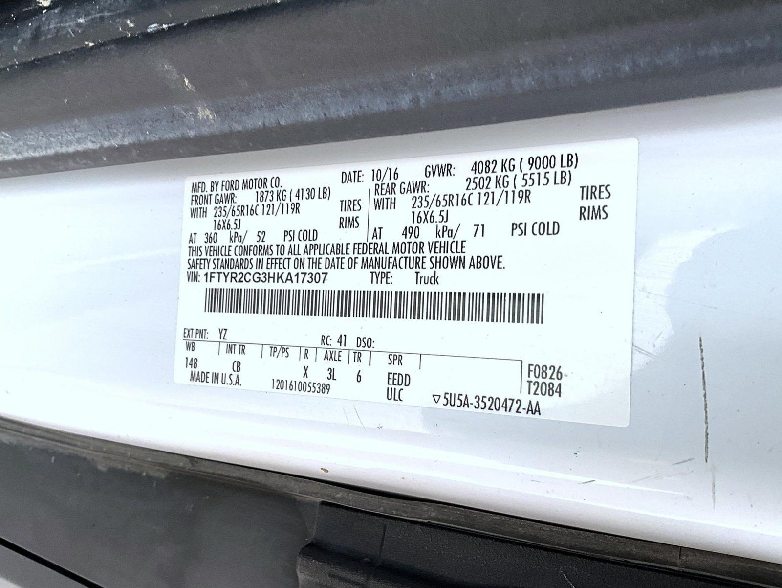 Used 2017 Ford Transit 250 148 Medium Roof w/ Interior Upgrade Package RWD image 31