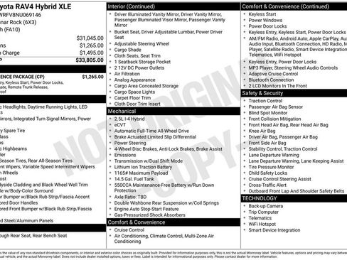 Used 2022 Toyota RAV4 XLE w/ Convenience Package image 35