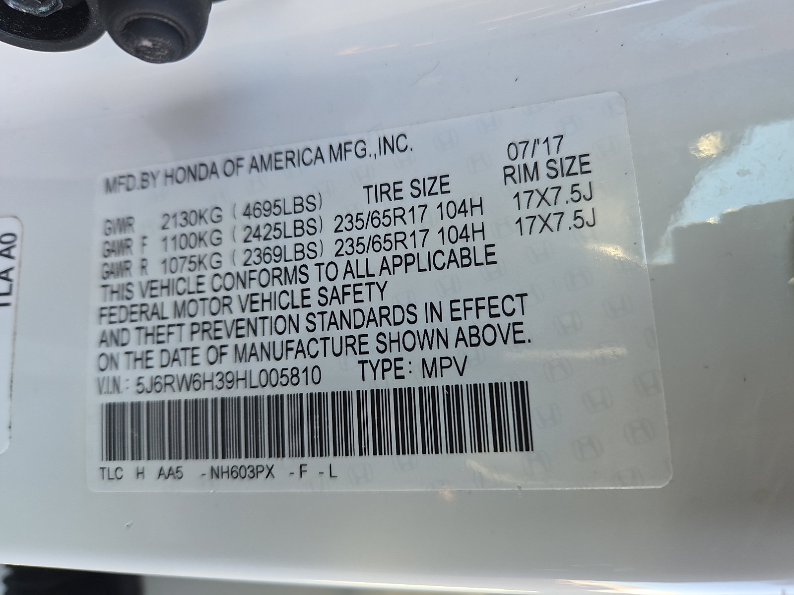 Used 2017 Honda CR-V LX image 27