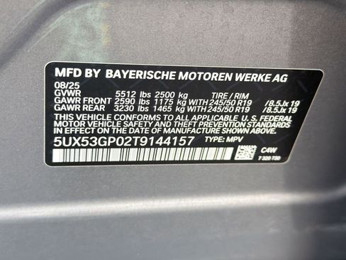 Used 2026 BMW X3 xDrive30i w/ Convenience Package AWD/4WD image 20