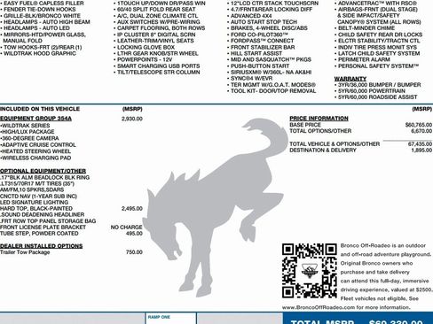 Used 2024 Ford Bronco Wildtrak image 2