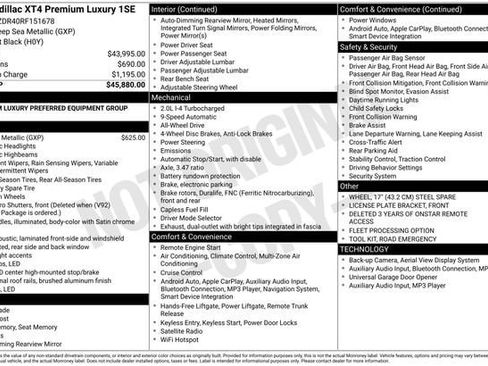Certified 2024 Cadillac XT4 Premium Luxury image 35