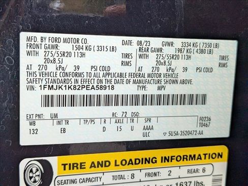 Certified 2023 Ford Expedition Max Limited image 24