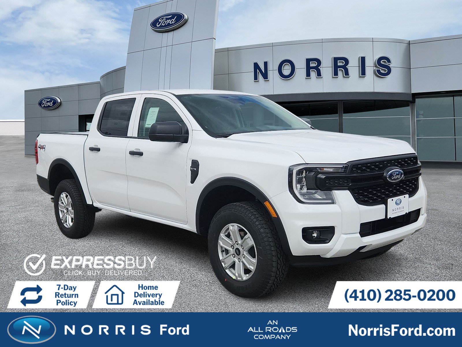 New 2026 Ford Ranger XL w/ Trailer Tow Package AWD/4WD image 1