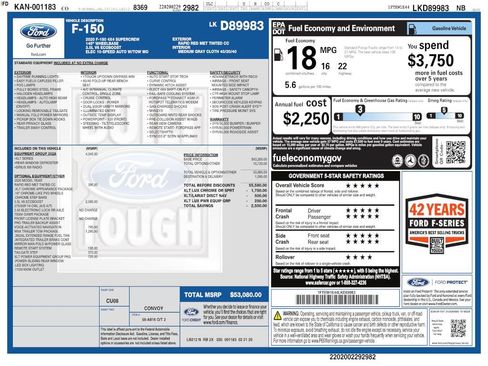 Used 2020 Ford F150 XLT w/ Equipment Group 302A Luxury AWD/4WD image 4