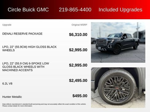 Used 2022 GMC Sierra 1500 Denali w/ Denali Reserve Package AWD/4WD image 3