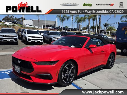 Used 2025 Ford Mustang Convertible RWD image 1