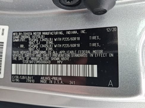 Used 2021 Toyota Sienna Platinum image 24