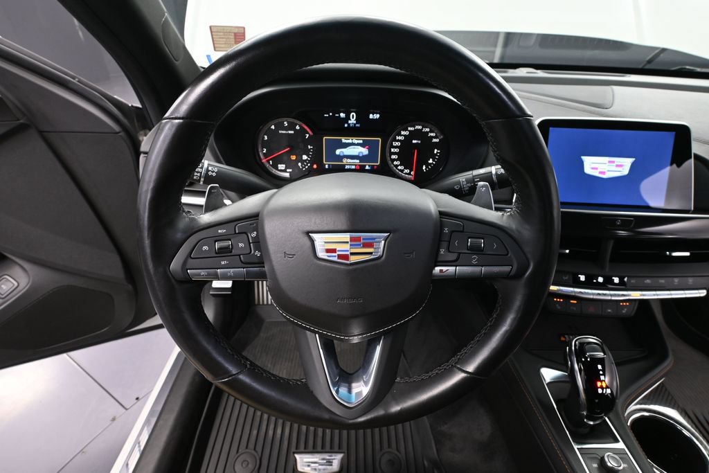 Used 2023 Cadillac CT4 V w/ LPO, ONYX Package AWD/4WD image 21