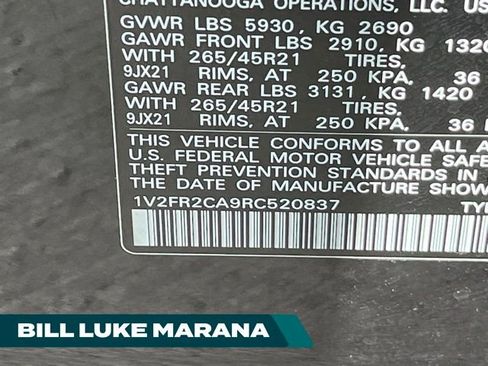 Used 2024 Volkswagen Atlas SEL Premium R-Line AWD/4WD image 32