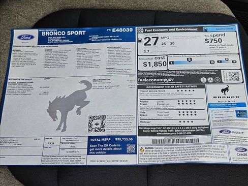 New 2026 Ford Bronco Sport Big Bend w/ Convenience Package AWD/4WD image 18
