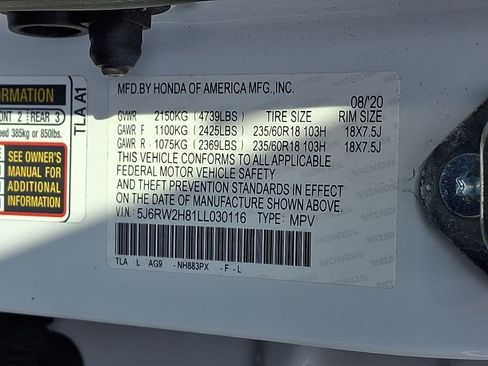 Used 2020 Honda CR-V EX-L image 28