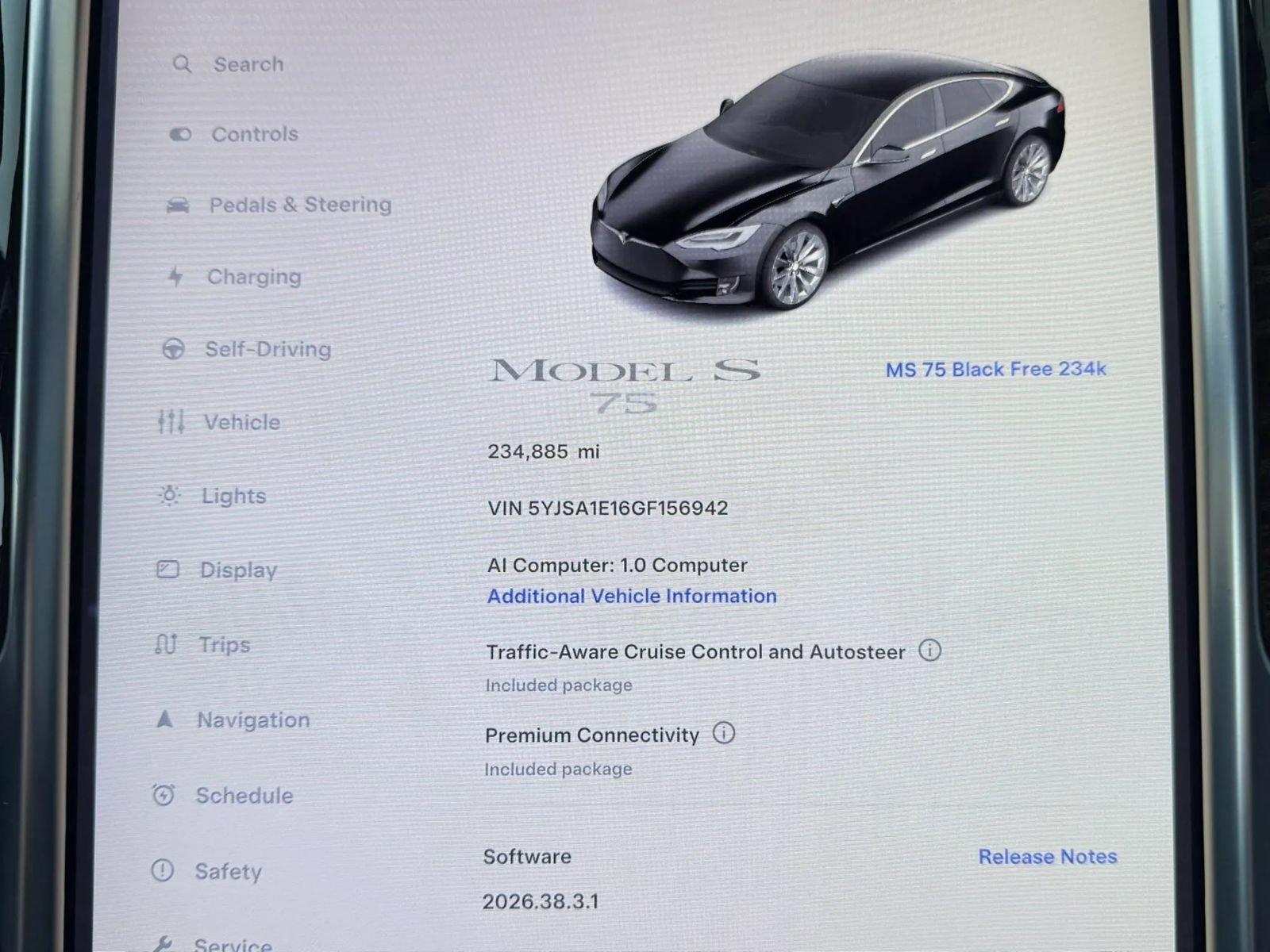 Used 2016 Tesla Model S 70 RWD image 19