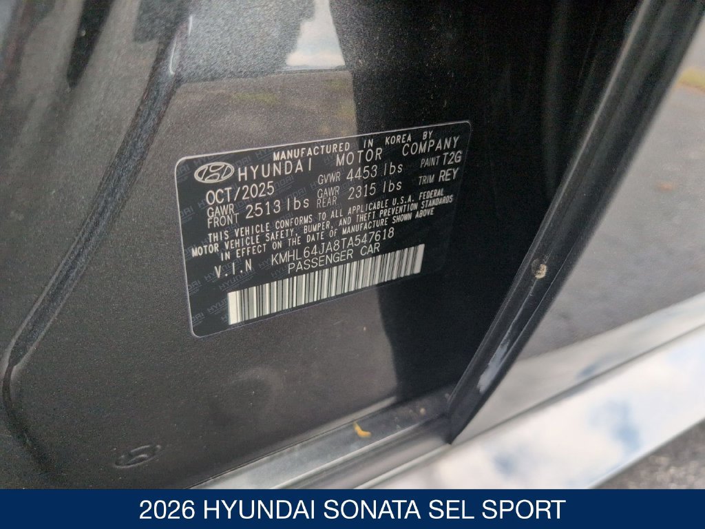 New 2026 Hyundai Sonata SEL FWD image 32