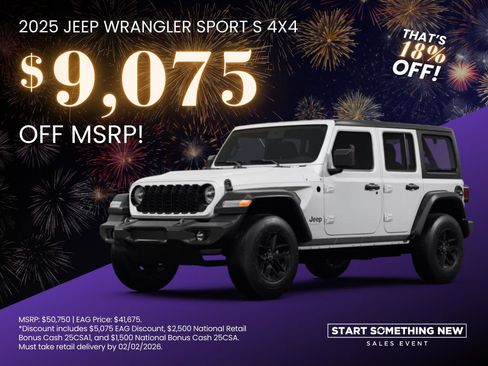 New 2025 Jeep Wrangler Sport S image 2