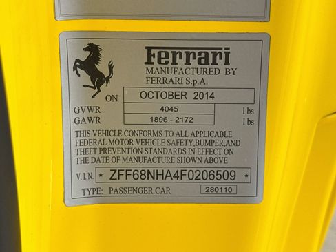 Certified 2015 Ferrari 458 Spider RWD image 26