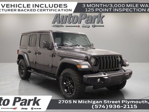 Used 2022 Jeep Wrangler Unlimited Sport AWD/4WD image 1