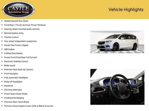 Used 2021 Chrysler Pacifica Touring-L w/ Uconnect Theater Family Group image 16