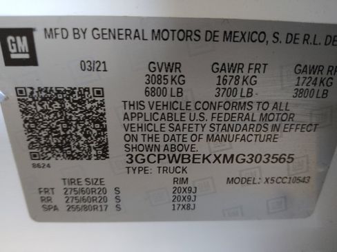 Used 2021 Chevrolet Silverado 1500 Custom RWD image 33