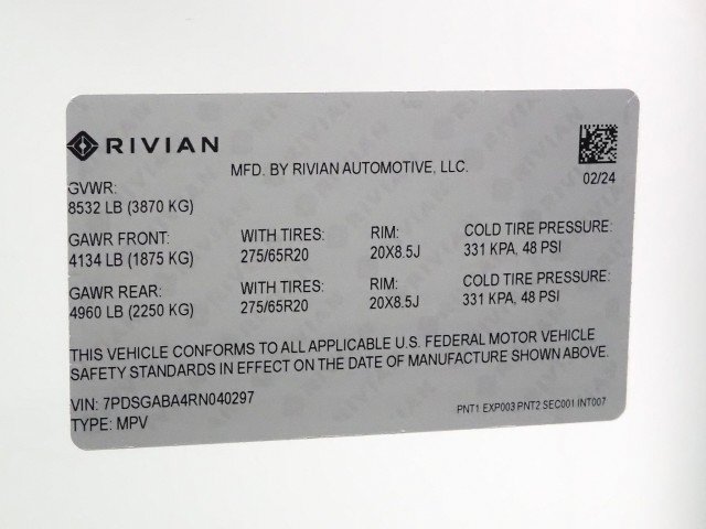 Used 2024 Rivian R1S AWD Adventure image 85