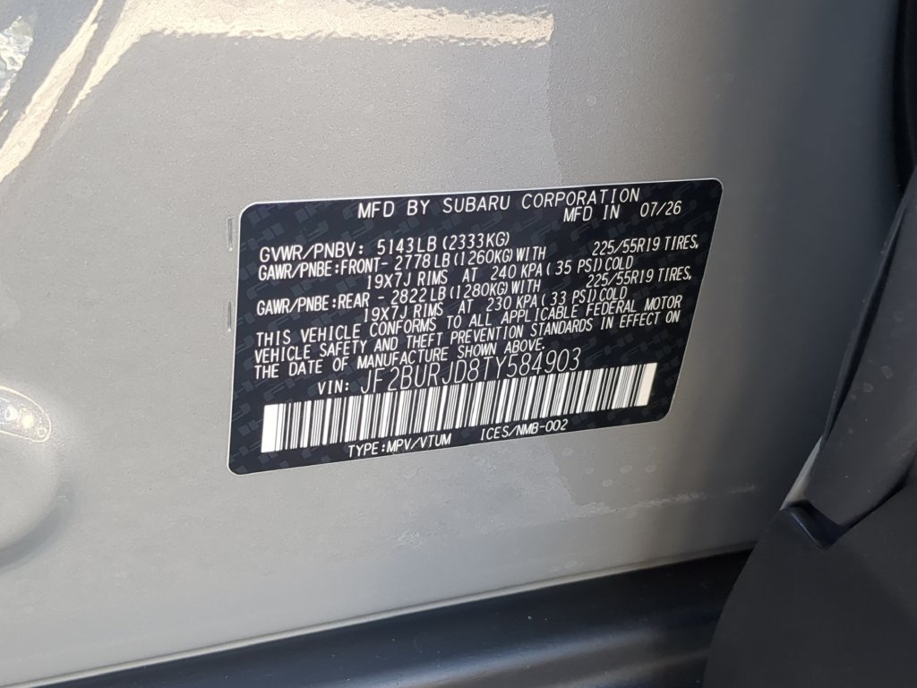 New 2026 Subaru Outback Touring XT AWD/4WD image 35