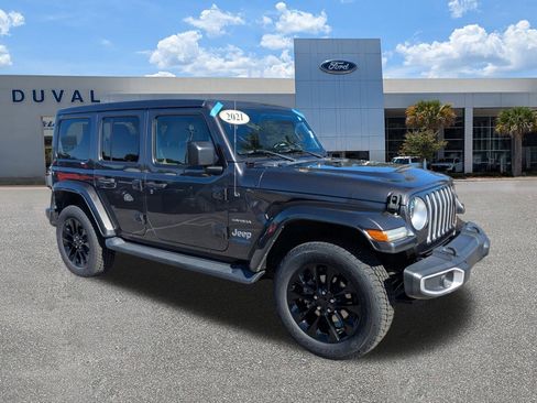 Used 2021 Jeep Wrangler Unlimited Sahara w/ Cold Weather Group image 2