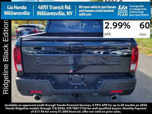 New 2026 Honda Ridgeline Black Edition image 4