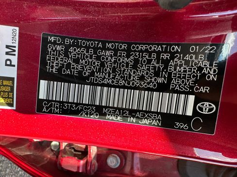 Used 2022 Toyota Corolla SE image 18