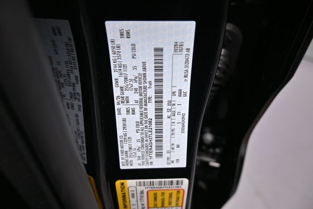 New 2026 Ford Ranger XLT w/ Equipment Group 301A High RWD image 18
