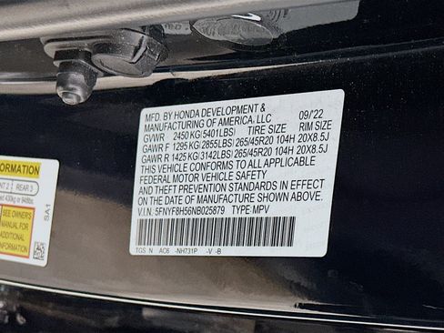 Used 2022 Honda Passport EX-L image 12