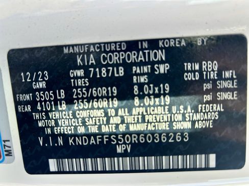 Used 2024 Kia EV9 Wind image 25