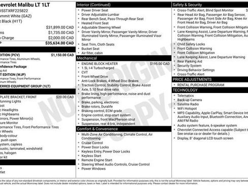 Used 2024 Chevrolet Malibu LT w/ Sport Edition FWD image 2