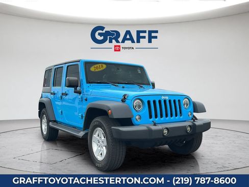 Used 2018 Jeep Wrangler Unlimited Sport S AWD/4WD image 3