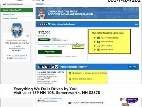 Used 2019 Jeep Cherokee Limited w/ Trailer Tow Group image 11