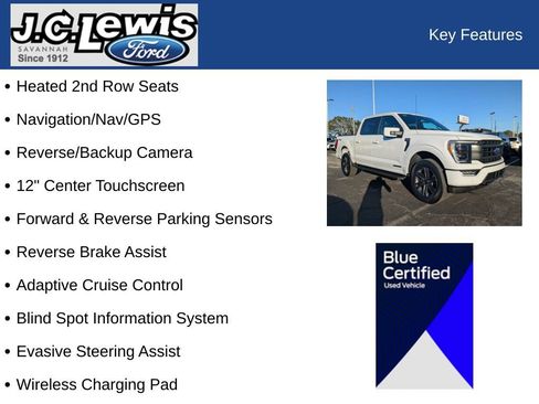 Certified 2023 Ford F150 Lariat w/ Equipment Group 502A High image 34